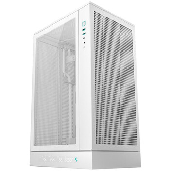 Torre PC Caja PC DeepCool CH270 Digital Mini Torre Micro-ATX Vidrio Templado Blanca Torre PC Caja PC DeepCool CH270 Digital Mini Torre Micro-ATX Vidrio Templado Blanca