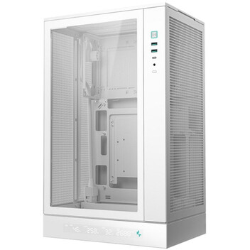 Torre PC Caja PC DeepCool CH270 Digital Mini Torre Micro-ATX Vidrio Templado Blanca Torre PC Caja PC DeepCool CH270 Digital Mini Torre Micro-ATX Vidrio Templado Blanca