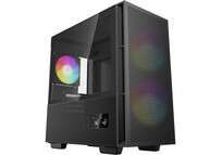 Torre PC DeepCool CH360 ARGB DIGITAL Micro Torre mATX Cristal Templado USB-C Negra