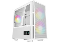 Torre PC DeepCool CH360 ARGB DIGITAL Micro Torre mATX Cristal Templado USB-C Blanca