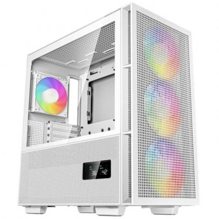 DeepCool CH560 Digital ARGB Mid Tower Cristal Templado USB 3.2 Blanca