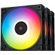 DeepCool FC120 Kit 3 Ventiladores RGB 120mm Negros