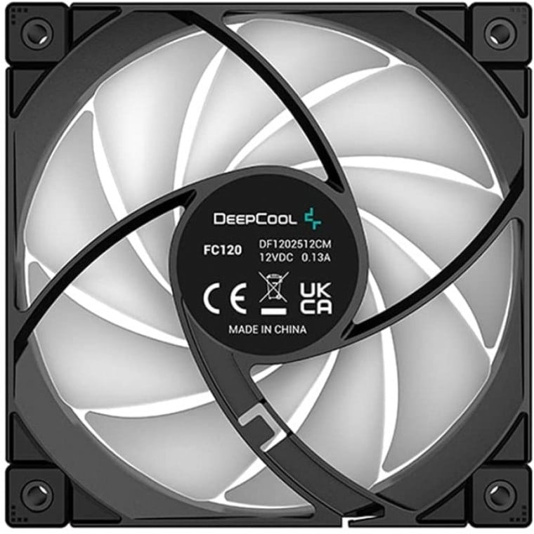 DeepCool FC120 Kit 3 Ventiladores RGB 120mm Negros