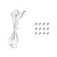 Ventilador CPU Refrigeración Aire DeepCool 120mm FL12 WH-3 in 1 Blanco Rodamiento FDB Pack x3