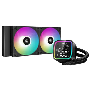 DeepCool LD240 ARGB Kit de Refrigeración Líquida 240mm Negro DeepCool LD240 ARGB Kit de Refrigeración Líquida 240mm Negro