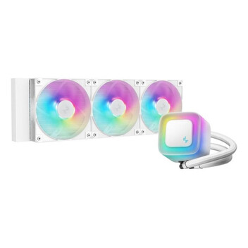 Refrigeración líquida DeepCool LE360 WH V2 3x12cm PWM RGB Blanca Intel/AMD Refrigeración líquida DeepCool LE360 WH V2 3x12cm PWM RGB Blanca Intel/AMD