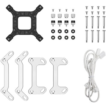 Deepcool LT240 White ARGB Kit de Refrigeración Líquida 240mm Blanco