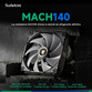 Ventilador CPU Ventilador PC MACH140 Motor Trifasico Polimero LCP 140mm Alto Rendimiento