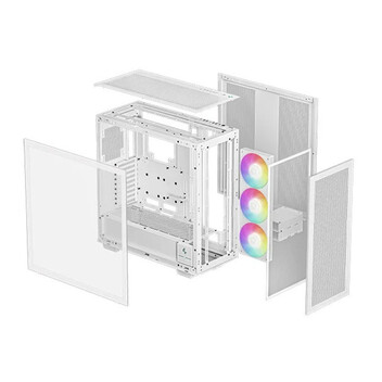 Torre PC DeepCool MORPHEUS Semitorre ATX Cristal Templado USB-C Blanca