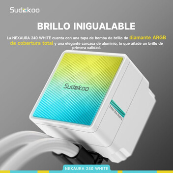 Refrigeración Líquida Sudokoo NEXAURA 240mm 2 Ventiladores ARGB Innovadora