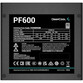 DeepCool PF600 Fuente de Alimentación 600W 80 Plus DeepCool PF600 Fuente de Alimentación 600W 80 Plus
