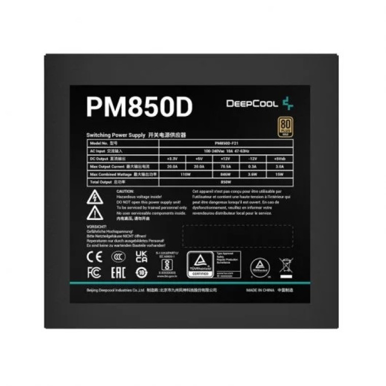 DeepCool PM850D 850W 80 Plus Gold