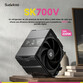 Ventilador CPU Refrigeración Aire Sudokoo Socket AM5 SK700V 220W para Overclocking y Alto Flujo de A