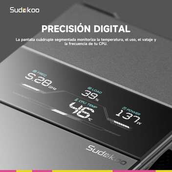 Ventilador CPU Refrigeración Aire Sudokoo Socket AM5 SK700V 220W para Overclocking y Alto Flujo de A