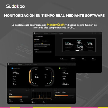 Ventilador CPU Refrigeración Aire Sudokoo Socket AM5 SK700V 220W para Overclocking y Alto Flujo de A