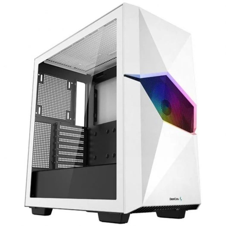 DeepCool Cyclops ARGB Mid Tower Cristal Templado USB 3.2 Blanca