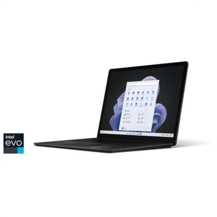 Microsoft Surface Laptop 5 Negro Intel Evo Core i5-1245U/8GB/256GB SSD/13.5" Táctil Teclado Italiano