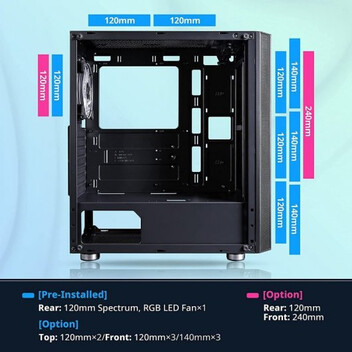 Zalman R2 Cristal Templado USB 3.0 Negra Zalman R2 Cristal Templado USB 3.0 Negra