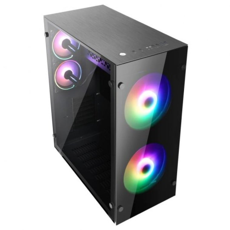 Abkoncore Ramsses 850 Sync Cristal Templado USB 3.0 RGB Negra