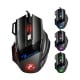 Klack X7 Ratón Gaming LED Ergonómico con 7 Botones 5500 DPI Negro