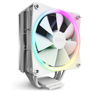 Ventilador CPU Refrigerador de CPU NZXT T120 RGB Blanco 120mm 1800 RPM PWM Multi LED 4 Heatpipes