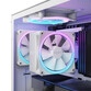 Ventilador CPU Refrigerador de CPU NZXT T120 RGB Blanco 120mm 1800 RPM PWM Multi LED 4 Heatpipes