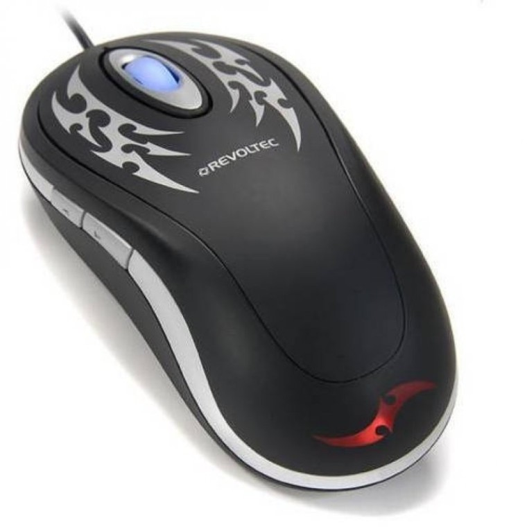 Revoltec RE070 LightMouse Precision 2 Ratón Gaming 1600 DPI