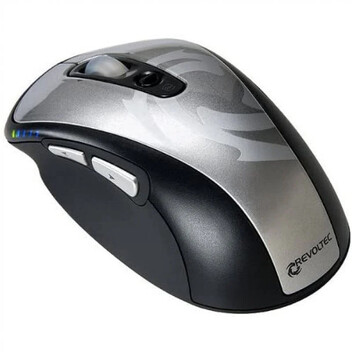 Revoltec RE120 Ratón Inalámbrico 2600DPI Negro/Gris Revoltec RE120 Ratón Inalámbrico 2600DPI Negro/Gris