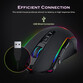 Redragon M910-K Ranger Basic RGB Ratón Gaming 8000 DPI Negro
