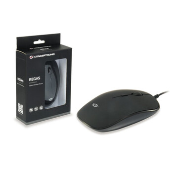 Conceptronic Regas Ratón Óptico USB Negro Conceptronic Regas Ratón Óptico USB Negro