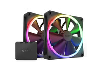 NZXT F140 RGB TWIN Ventilador Suplementario 140mm Negro 2 Unidades