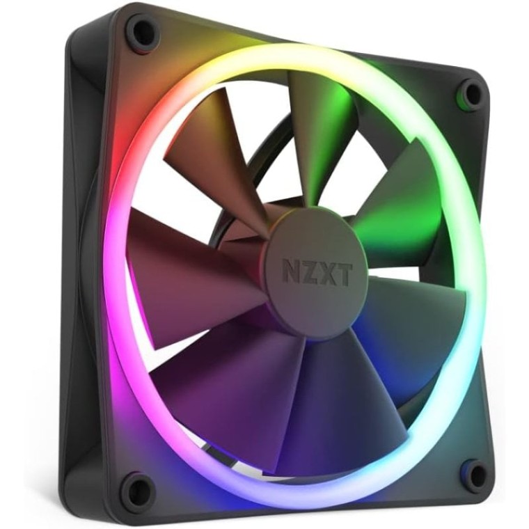 NZXT F140 RGB TWIN Ventilador Suplementario 140mm Negro 2 Unidades