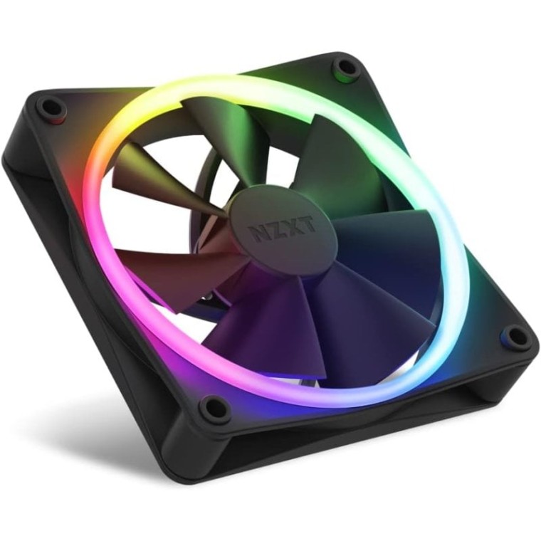 NZXT F140 RGB TWIN Ventilador Suplementario 140mm Negro 2 Unidades