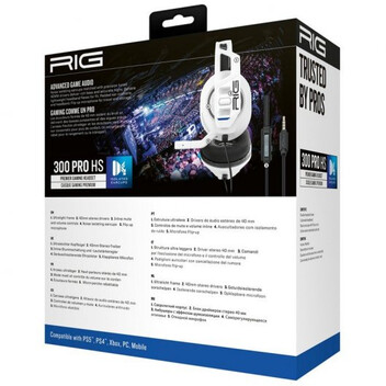 Nacon RIG Serie 300 PRO HS Auriculares Gaming Blancos Multiplataforma Nacon RIG Serie 300 PRO HS Auriculares Gaming Blancos Multiplataforma