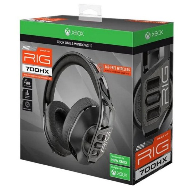 Nacon RIG 700HX Auriculares Gaming Inalámbricos Negros para Xbox Series/One/PC