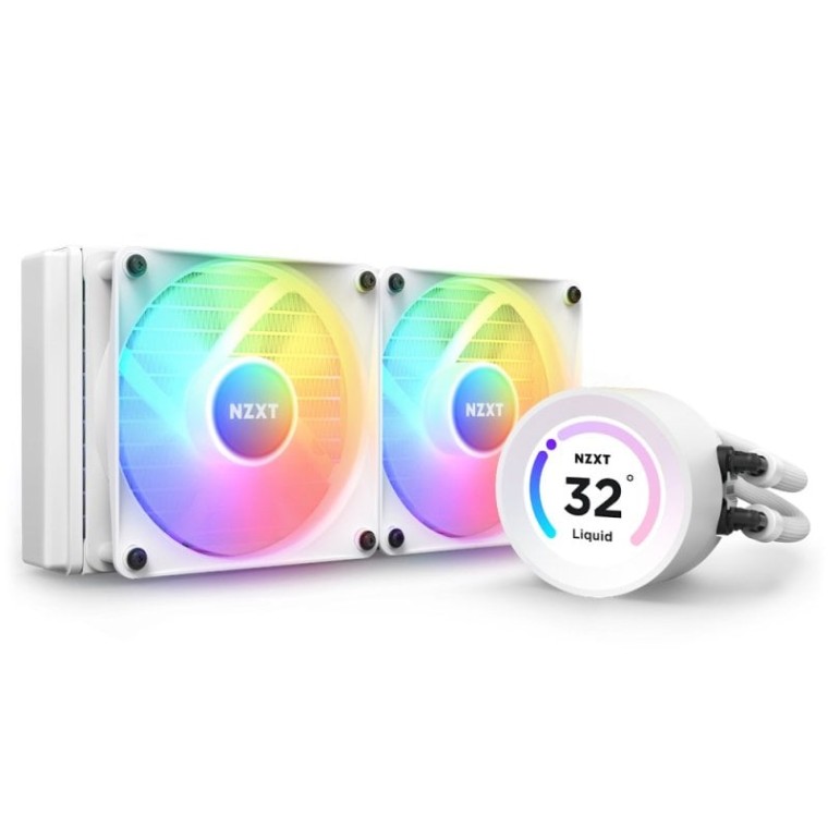 NZXT Kraken Elite 240 RGB Kit de Refrigeración Líquida 240mm Blanco