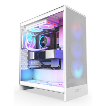NZXT Kraken Elite 240 RGB Kit Refrigeración Líquida con Pantalla IPS 240mm Blanco