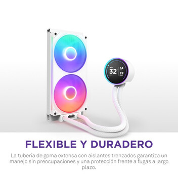 NZXT Kraken Elite 280 RGB Kit Refrigeración Líquida con Pantalla IPS 280mm Blanco NZXT Kraken Elite 280 RGB Kit Refrigeración Líquida con Pantalla IPS 280mm Blanco