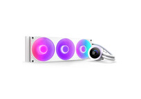 Refrigeración Líquida NZXT Kraken Plus 360 RGB 360mm 3 Ventiladores Pantalla LCD Blanco