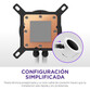 Refrigeración Líquida NZXT Kraken Plus 360 RGB 360mm 3 Ventiladores Pantalla LCD Blanco