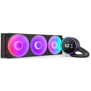 NZXT Kraken Elite 360 RGB Kit Refrigeración Líquida con Pantalla IPS 360mm Negro NZXT Kraken Elite 360 RGB Kit Refrigeración Líquida con Pantalla IPS 360mm Negro
