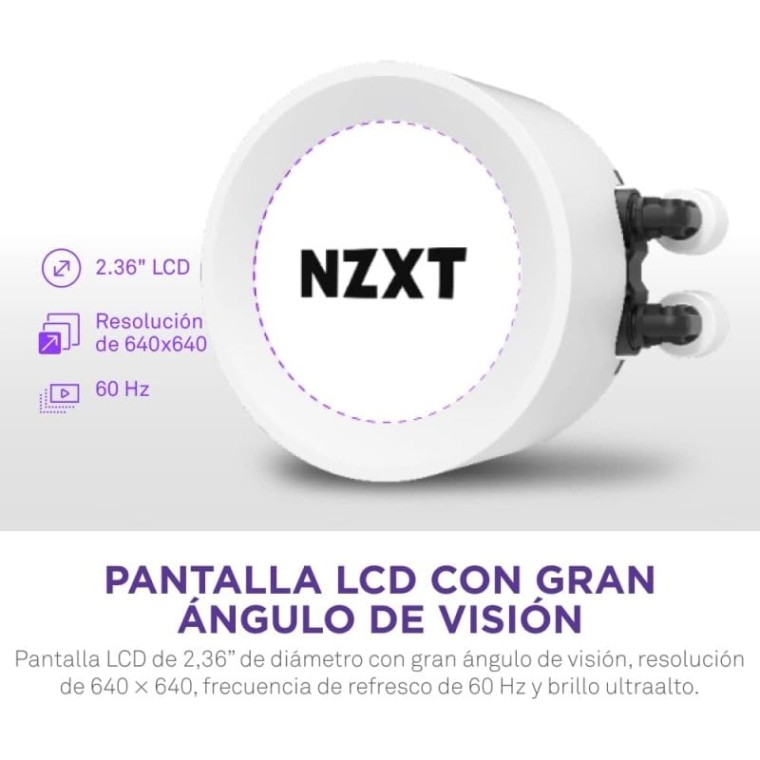 NZXT Kraken Elite 360 RGB Kit de Refrigeración Líquida Blanco