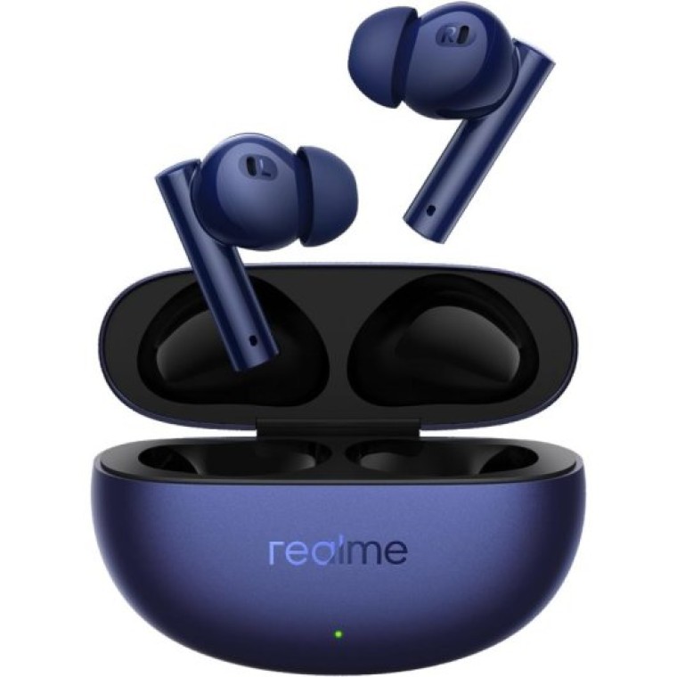 Realme Buds Air 5 Auriculares Bluetooth Azules con Cancelación Activa de Ruido 50dB