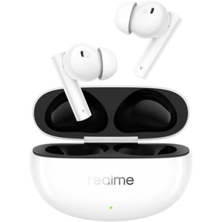 Realme Buds Air 5 Auriculares Bluetooth Blancos con Cancelación Activa de Ruido 50dB