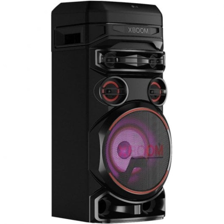 LG XBOOM RNC7 Torre de Sonido con Karaoke 500W LED Negra