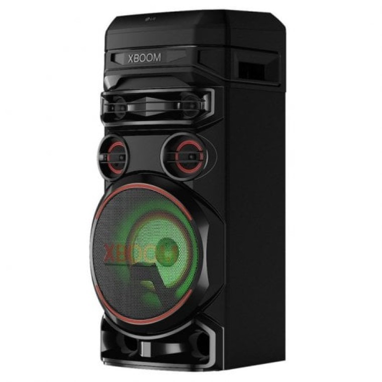 LG XBOOM RNC7 Torre de Sonido con Karaoke 500W LED Negra