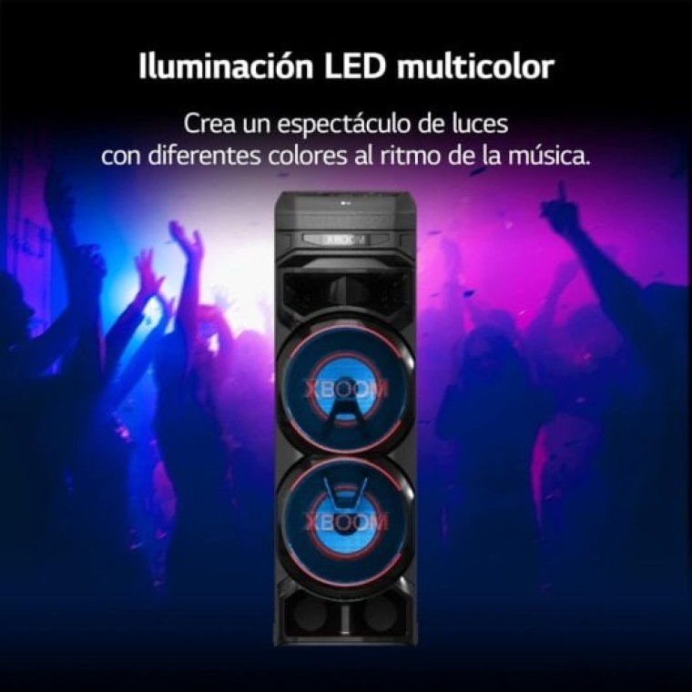 LG RNC9 Altavoz Bluetooth con Karaoke 1000W Negro