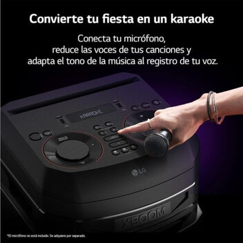 LG RNC9 Altavoz Bluetooth con Karaoke 1000W Negro LG RNC9 Altavoz Bluetooth con Karaoke 1000W Negro