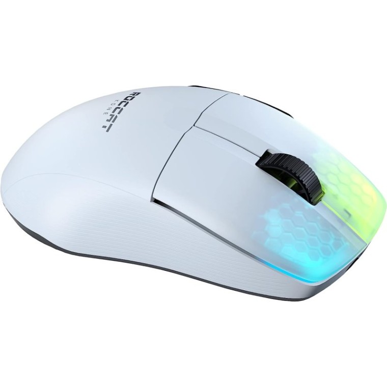 Roccat Kone Pro Air Ratón Óptico Gaming Inalámbrico 19000DPI AIMO RGB Blanco