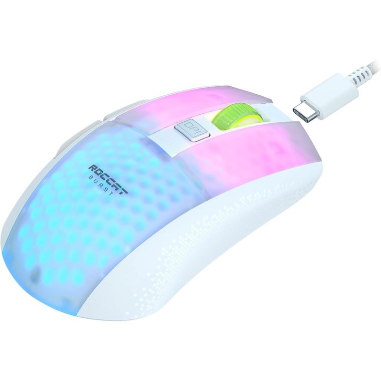 Roccat Burst Pro Air Ratón Gaming Inalámbrico RGB 19000DPI Blanco